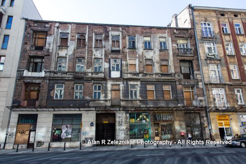 Post-War Building Ruin, Warsaw, Poland