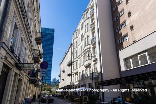 Restored Ghetto Ruins on Prozna St, Warsaw